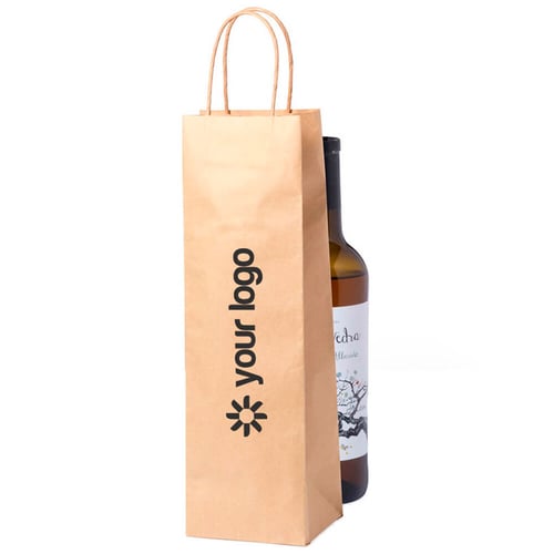 Papier Flaschen-Tasche. regalos promocionales