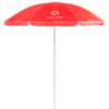 Parapluie de plage Publicitaire Fazzin rouge