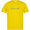 Tee-shirt publicitaire Castain jaune