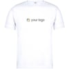 T-shirt com logótipo em algodão 150gr Valdon branco