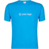 Maglietta con logo in cotone 150gr Valdon blu
