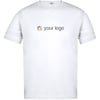 White Personalised cotton T-shirt 180gr