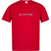 Red Personalised cotton T-shirt 180gr