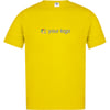 Maglietta personalizzata in cotone 180gr giallo