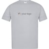 Gray Personalised cotton T-shirt 180gr