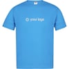 Blau T-Shirts bedrucken 180gr Baumwolle