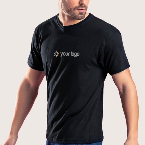 T-shirt personalizada em algodão 180gr. regalos promocionales