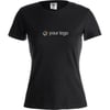 T-shirt publicitária para mulher Irida preto