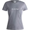 T-shirt publicitária para mulher Irida cinza