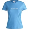 Camiseta publicitaria de mujer Irida azul