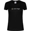 Camiseta personalizada para mujer algodón 180gr negro
