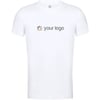 T-shirt promocional para crianças algodão 150gr branco
