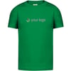 T-shirt promocional para crianças algodão 150gr verde