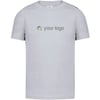 T-shirt promocional para crianças algodão 150gr cinza