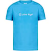 Camiseta promocional para niños algodón 150gr azul
