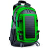 Green Solar charger backpack Lampen