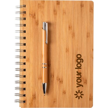 Libreta espiral A5 en bambú Leis