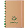 Cuaderno A5 papel reciclado Undon verde