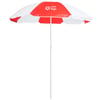 Red Promotional beach umbrella Aruna