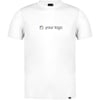Weiß T-Shirt aus recyceltem Kunststoff RPET mit Logo