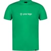Camiseta personalizable de plástico reciclado RPET verde