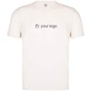 Natural T-shirts as promotional merchandise in organic cotton