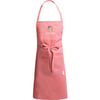 Red Recycled cotton apron Gresa