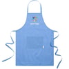 Blue Recycled cotton apron Gresa