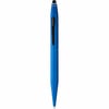 Blue Tech 2 Stylus Touch Ball Pen. Metallic. Black Ink