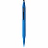 Blue Tech 2 Stylus Touch Ball Pen. Metallic. Black Ink