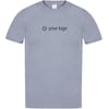 Grau T-Shirt mit Logo als Werbemittel Bury