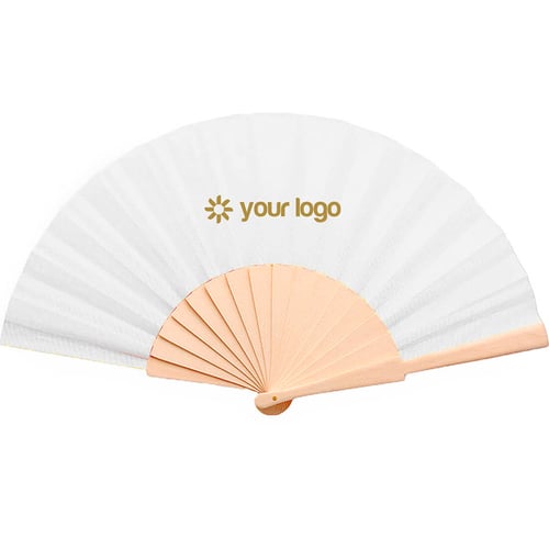 Customisable wooden hand fan