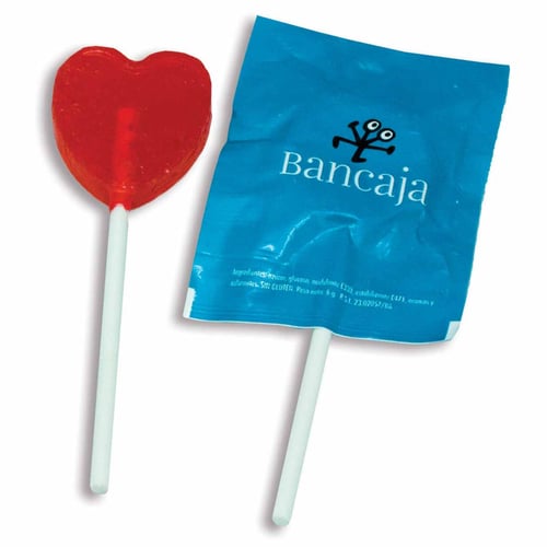 Piruleta corazón. regalos promocionales