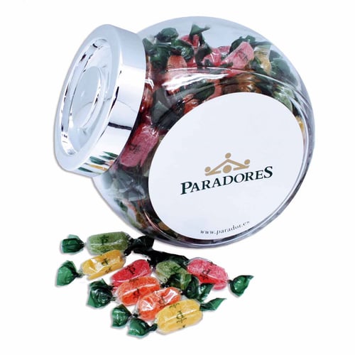 Caramelera de cristal. regalos promocionales
