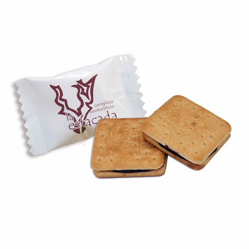 Sandwich Cookie de chocolate. regalos promocionales