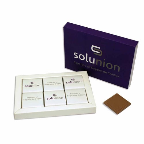 Pack de 6 napolitanas 5gr. regalos promocionales