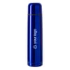Blue One litre stainless steel vacuum
