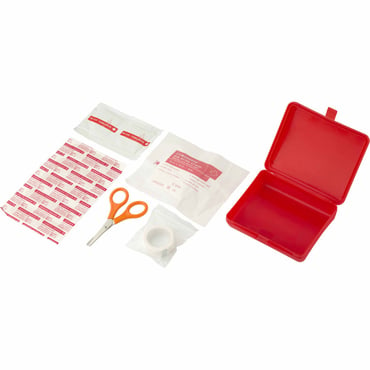 First aid kit in a plastic box, 10pc