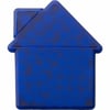 Blue House shaped mint card.