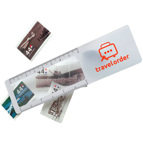 Bookmark ruler with a magnifier. regalos promocionales