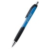 Blue Caribe Ball pen with rubber grip