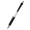 White Caribe Ball pen with rubber grip