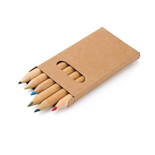 Lápices de 6 colores Comao. regalos promocionales