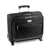 Trolley em 1680D e imitação de pele com caixa rígida preto
