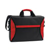 Red 600D multifunction bag with outer front zip pocket