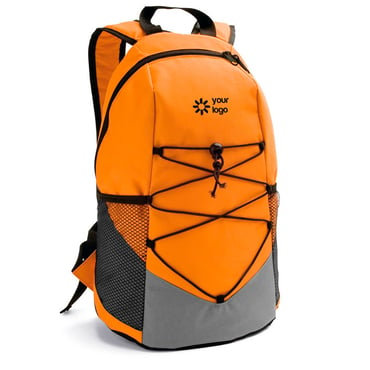 600D backpack with side mesh pockets and inner pocket