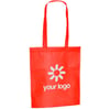 Bolsa con asas termosellada rojo