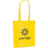 Bolsa con asas termosellada amarillo
