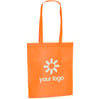 Bolsa con asas termosellada naranja