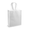 White Non-woven bag with 30 cm handles